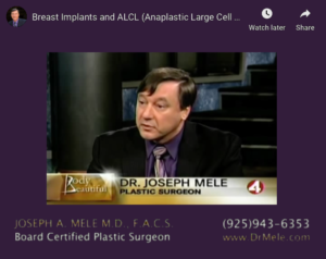 Breast Implants and Anaplastic Large Cell Lymphoma (BIA-ALCL) Video Presentation