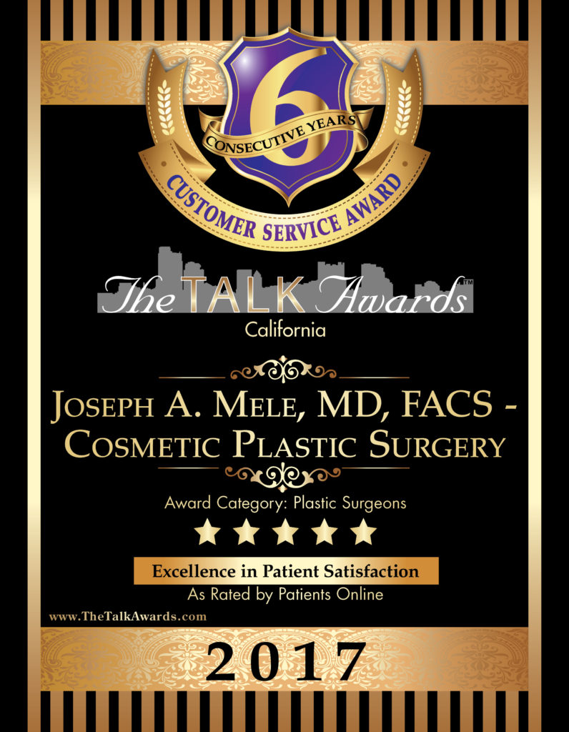 Dr. Joseph Mele, your San Francisco Bay Area patient rated, five-star, Cosmetic Plastic Surgeon.