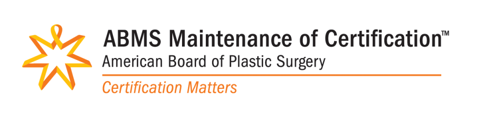 Board Certified by the American Board of Plastic Surgery