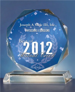 Best of Walnut Creek Award - Plastic Surgeon Joseph Mele, MD