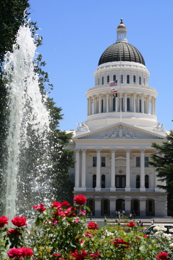 The California State Capitol - Sacramento California