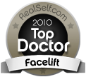 Dr. Mele is a RealSelf 2010 Top Doctor for Facelifts