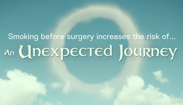 Smoking around the time of surgery can lead to increased complications.