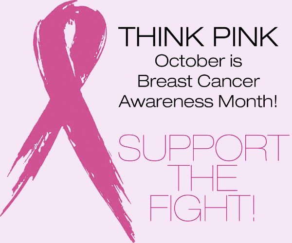 October is Breast Cancer Awareness Month.