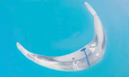 Silicone chin implants are smooth, flexible and come in many shapes and sizes.