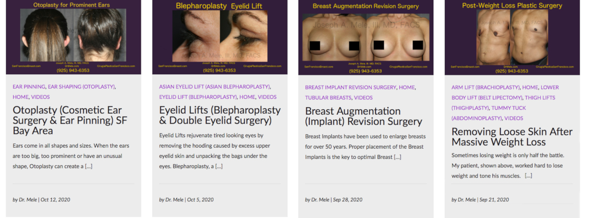 Plastic Surgery Video Presentations