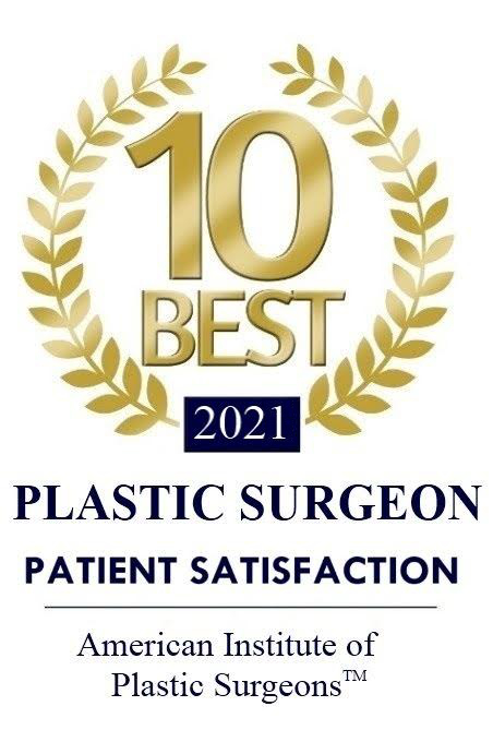 American Institute of Plastic Surgeons 10 Best Award for patient satisfaction