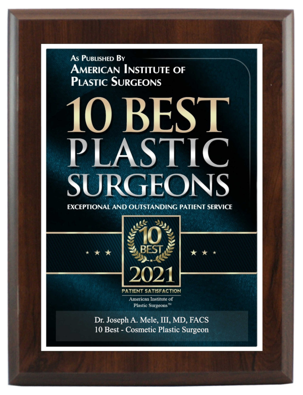 10 Best Plastic Surgeons in California Plaque
