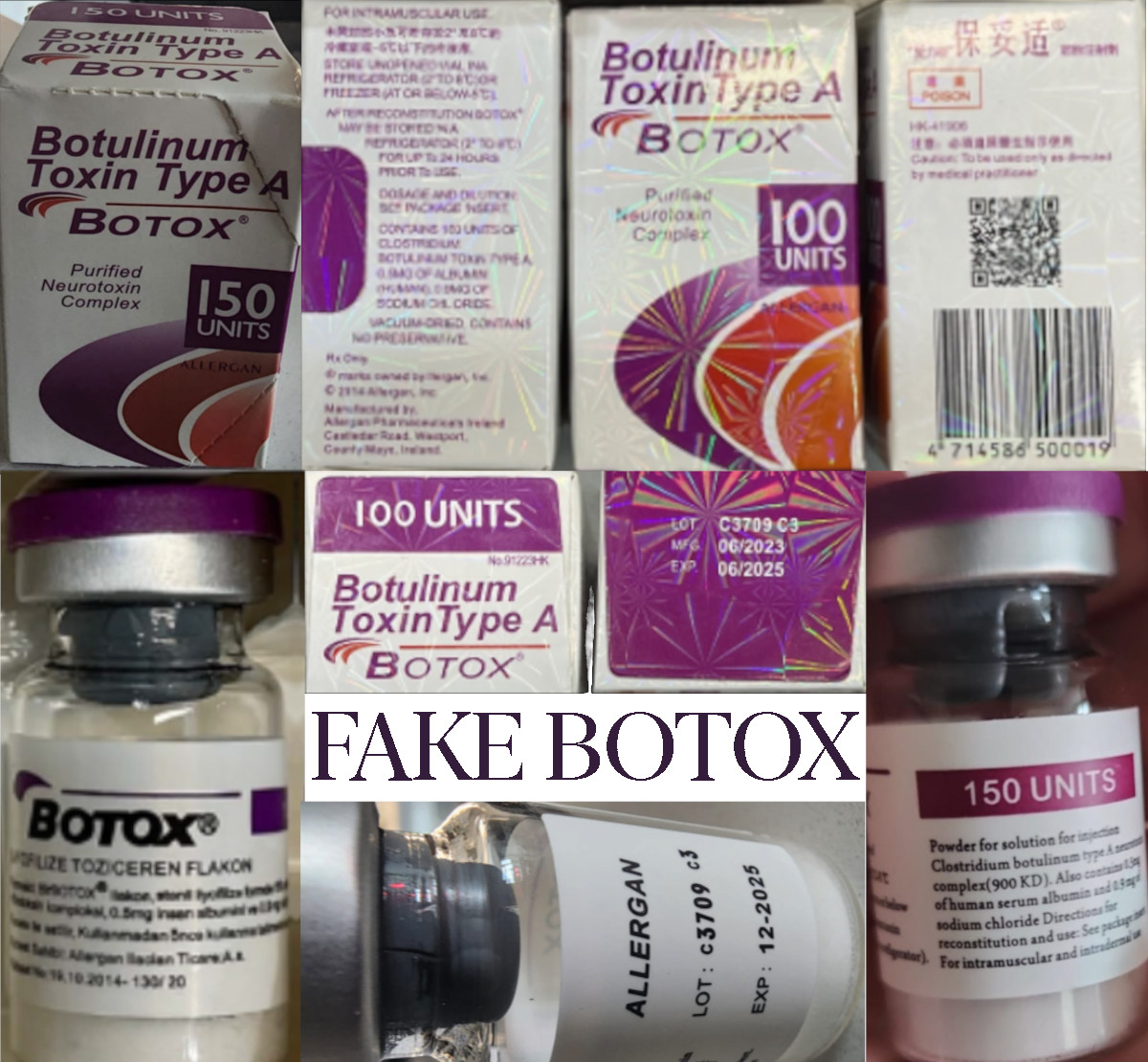 Fake 2024 Botox Packaging