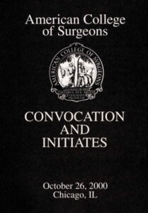 American College of Surgeons 2000 Convocation
